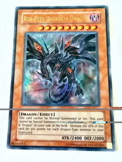 Yu-Gi-Oh! TCG Red Eyes Darkness Dragon Holo Ultra Rare SD1-EN001 - Image 3