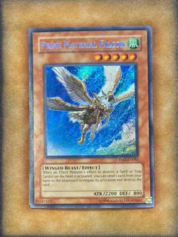 Yugioh Prime Material Falcon CRMS-EN082 Secret Rare LP - Image 1