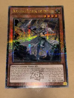 Dogmatika Ecclesia, The Virtuous RA01-EN020 Quarter Century Secret Rare YuGiOh - Image 1