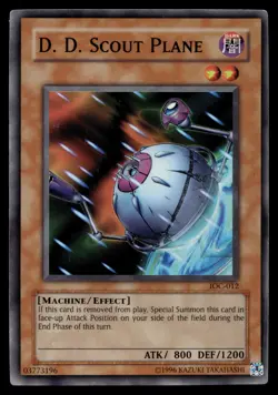 D.D. SCOUT PLANE IOC-012 SUPER RARE INVASION OF CHAOS YU-GI-OH - Image 1
