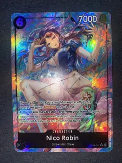 Nico Robin - Legacy of the Master OP12 087 Alt Art SR LP - Straw Hat Crew - Image 1
