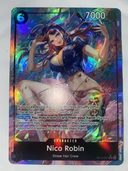 Nico Robin - Legacy of the Master OP12 087 Alt Art SR LP - Straw Hat Crew - Image 2