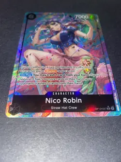 Nico Robin - Legacy of the Master OP12 087 Alt Art SR LP - Straw Hat Crew - Image 3