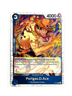 Portgas.D.Ace Promotion Card P-074 PRBO2 The Best Vol. 2 FOIL ONE PIECE TCG EN - Image 1