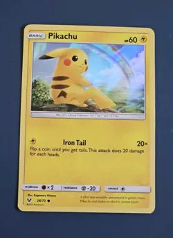 Pokemon Shining Legends - Pikachu - 28/73 - Rare Holo Promo Card - Image 1