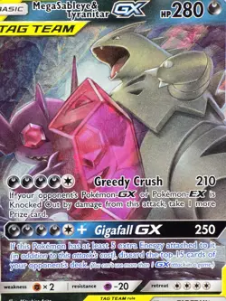 Pokemon Card TCG Mega Sableye & Tyranitar GX 126/236 Sm-Unified Minds Holo PSA 9 - Image 5