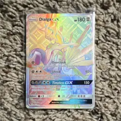 Pokemon Dialga GX Ultra Rare Full Art Holo Card SM-Ultra Prism 138/131 - Image 1