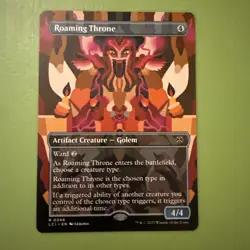 Roaming Throne (Borderless) The Lost Caverns of Ixalan Regular - Image 1