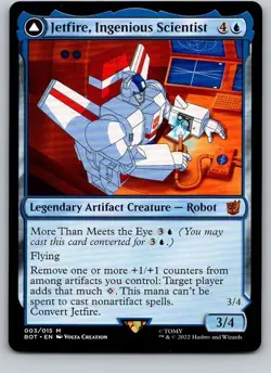 Jetfire, Ingenious Scientist - BOT - Transformers - Mythic - NM - MTG - Image 1