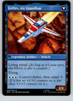 Jetfire, Ingenious Scientist - BOT - Transformers - Mythic - NM - MTG - Image 2