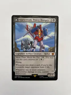 Starscream, Power Hungry Universes Beyond: Transformers Regular NM MTG - Image 1