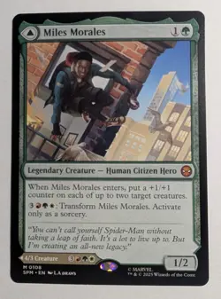 Miles Morales / Ultimate Spider-Man x1 Marvel's Spider-Man Magic MTG LP/NM - Image 1