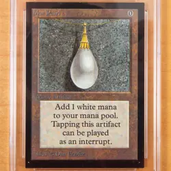 Mox Pearl - CGC Graded 7 (Collectors Edition) Magic the Gathering 1993 MtG P9 - Image 2