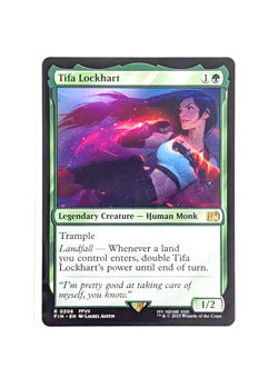 Tifa Lockhart 0206 Rare Regular FFVII MTG FINAL FANTASY FIN EN NM/M - Image 1