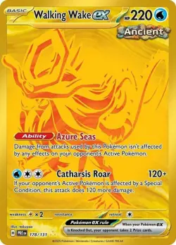 1x Walking Wake ex - 178/131 - Hyper Rare NM-Mint Pokemon SV08.5 - Prismatic Evo - Image 1