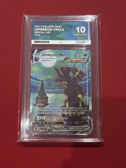 Umbreon VMAX 215/203 Evolving Skies Alt Art🌙-ACE GEM MINT 10-PERFECT SUBGRADES - Image 1