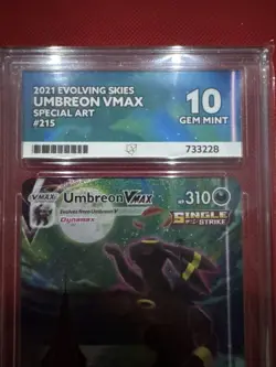 Umbreon VMAX 215/203 Evolving Skies Alt Art🌙-ACE GEM MINT 10-PERFECT SUBGRADES - Image 5