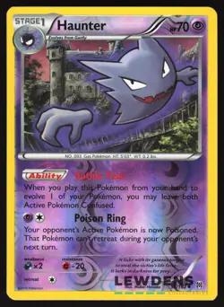 Haunter - 59/162 - Reverse Holo Uncommon - XY Breakthrough - Pokemon - Image 1