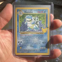 Pokemon TCG Blastoise Celebrations: Classic Collection 2/102 Holo Holo Rare - Image 1
