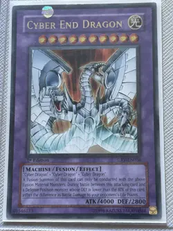 Yugioh Cyber End Dragon CRV Ultimate Rare 1st Ed VLP - Image 1