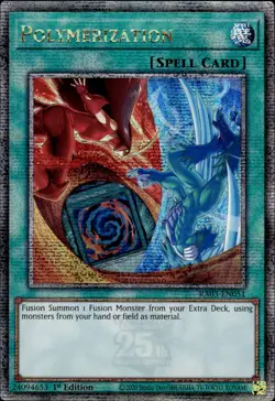 Polymerization (Hero Art) - Quarter Century Secret 1st Ed. RA03-EN051 NM YuGiOh - Image 1