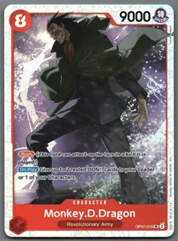Monkey.D.Dragon (015) OP07-015 Super Rare 500 Years in the Future One Piece NM - Image 1