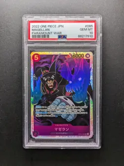 PSA 10 - 2022 One Piece MAGELLAN - OP02-085 SR - Paramount War - Japanese - Image 1