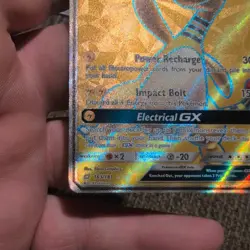 Pokemon Ampharos GX Full Art Holo Card 163/181 Team Up Ultra Rare NM Condition - Image 2