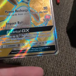 Pokemon Ampharos GX Full Art Holo Card 163/181 Team Up Ultra Rare NM Condition - Image 4