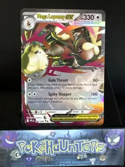 Pokemon Card Mega Lopunny Ex 084/094 Phantasmal Flames Half Art Ultra Rare NM - Image 1