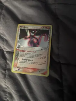 Mewtwo Delta Species Reverse Holo Card 12/113 2005 moderately played - Image 1