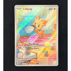 Pokemon TCG Lillipup Card 154/086 Illustration Rare, Sv: White Flare NM/M - Image 2