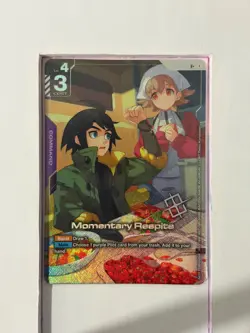 [Winner] GD02-112 Momentary Respite R+ Gundam TCG Card Game Alternate Art Bandai - Image 1