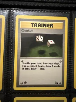 Pokemon Gambler Card 60/62 Fossil First Edition (Lot Of 25) 25 cards @ $9.00 Ea - Image 2