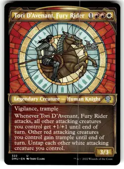 Tori D'Avenant, Fury Rider (Showcase) Dominaria United Regular NM MTG - Image 1