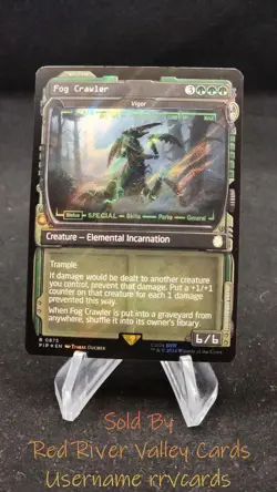 1x Fog Crawler - Vigor (Showcase) Surge Foil - Universes Beyond: Fallout - #875 - Image 1