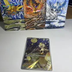 UK SELLER - Pokemon TCG: S-Chinese Gem Packs Vol 3 Meowth 0207/07 Exclusive Art - Image 1