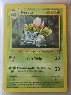Ivysaur, Pokemon Uncommon Base Set 2 044/130 MP - Image 1