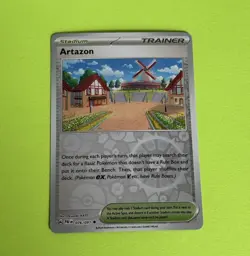 Pokemon TCG SV-Paldean Fates Artazon #76/91 Reverse Holo Uncommon - Image 1