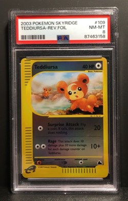 Teddiursa Reverse Holo | Skyridge | PSA 8 Near Mint | englisch | Pokemon - Image 1
