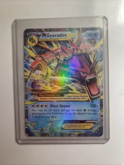 Pokemon M Mega Gyarados EX 27/122 BREAKpoint Ultra Rare Holo NM - Image 1