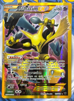 Alakazam EX (Secret) #125/124 Pokemon TCG XY - Fates Collide Rare - LP - 125/124 - Image 1
