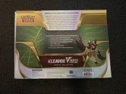 Pokemon Sword & Shield Kleavor V Star Collection Box NEW SEALED - Image 2