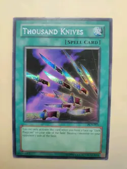 Thousand Knives PCY-003 Secret Rare Yu-Gi-Oh! MP - Image 1