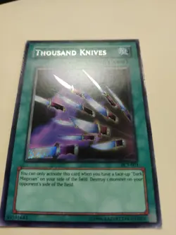 Thousand Knives PCY-003 Secret Rare Yu-Gi-Oh! MP - Image 2