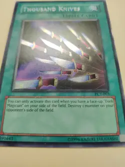 Thousand Knives PCY-003 Secret Rare Yu-Gi-Oh! MP - Image 3