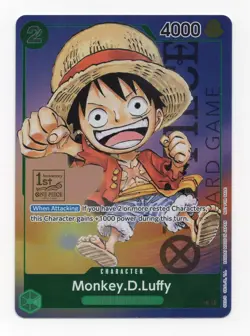 MONKEY D. LUFFY P-037 1st ANNIVERSARY TOURNAMENT ONE PIECE TCG - Image 1
