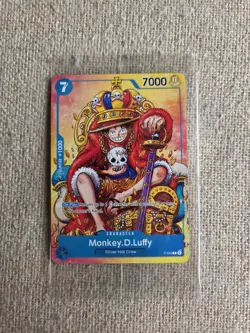 Sealed! Monkey D. Luffy P-043 (2nd Anniversary Stamped Promo) English One Piece - Image 1