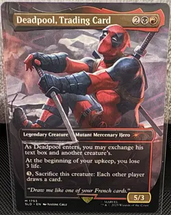 Deadpool, Trading Card MTG Secret Lair Drop Series #1753 - Image 1