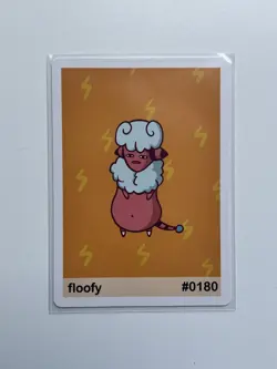 Pookiemoot Gen 2 - floofy (Flaaffy) - Pokemon Parody/Derpy card - Image 1